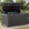 100 Gallon Large Resin Deck Box