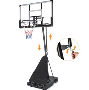 5.3-10ft Adjustable Portable Basketball Hoop At Walmart !!