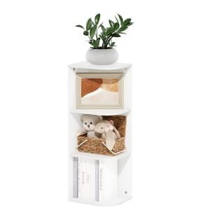 3-Tier Corner Bookshelf