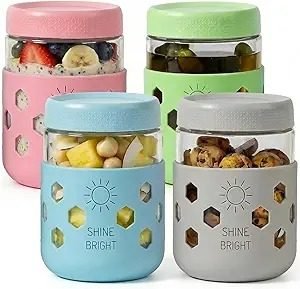 Mason Jars with Silicone Sleeves 
