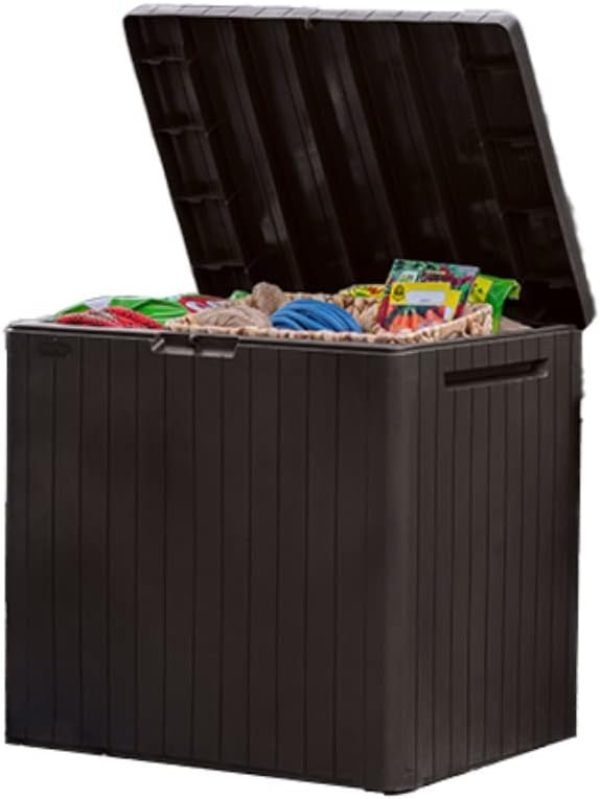City 30 Gallon Resin Outdoor Storage Box