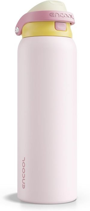 Water Bottle with Straw 