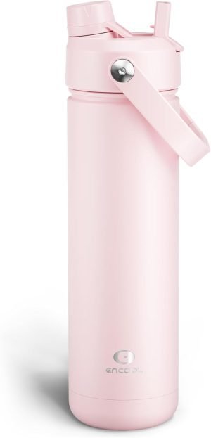 Water Bottle with Straw 