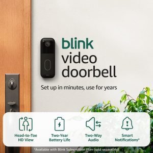 Blink Video Doorbell + Outdoor 4 Security Cameras