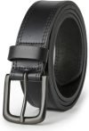Men’s Full Grain Leather Casual Jeans Belt 