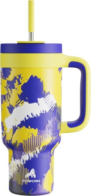 2-In-1 Straw and Sip Lid Tumbler with Handle 
