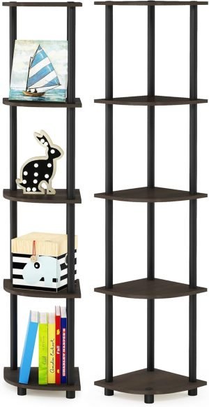 5-Tier Corner Bookshelf 