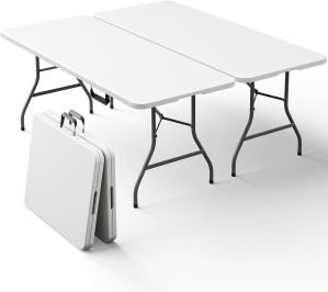 2 Pack Folding Table 6ft
