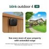 Blink wireless camera with 4x security coverage