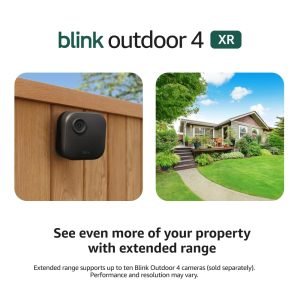 Blink wireless camera with 4x security coverage