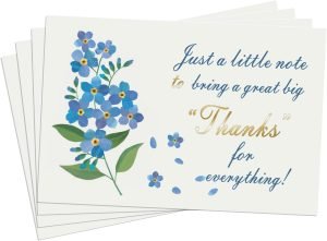 Thank You Cards Set with Envelopes 