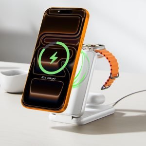 3  in 1 Foldable Magnetic Wireless Charging Station