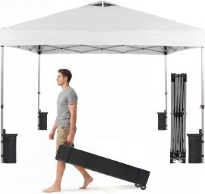 10x10ft 1-Person Pop Up Canopy Tent