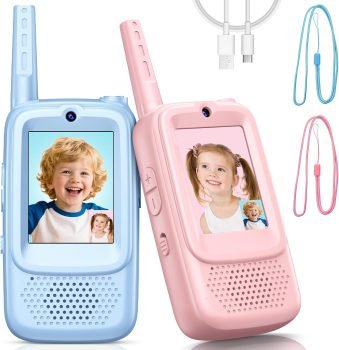 Video Walkie Talkies for Kids 2-Pack 