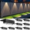 Solar Fence Lights Outdoor – 3 Color Modes