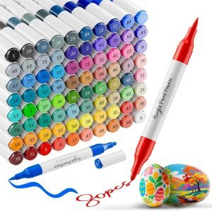 80 Colors Acrylic Paint Markers