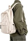 White School Backpack for Girls & Women 