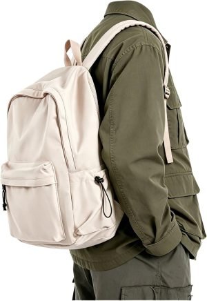 White School Backpack for Girls & Women 