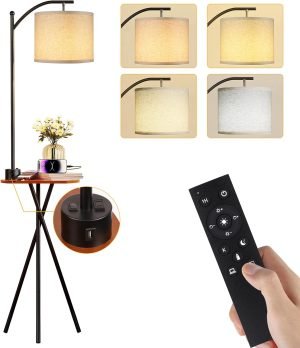 Floor Lamp with Table 