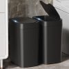2 Pack 2.7 Gal Bathroom Trash Can