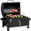 Portable Charcoal Grill with Warming Rack