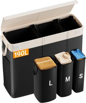 190L Large Laundry Hamper