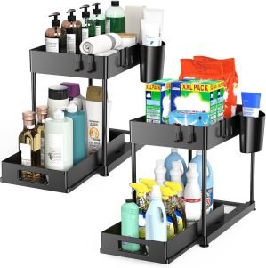 2-Tier Cabinet Storage Organizer 