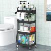 Rolling Storage Cart 4-Tier