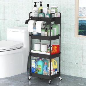 Rolling Storage Cart 4-Tier