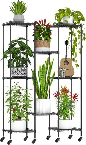59” Plant Stand with Wheels