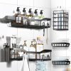 7-Pack Adhesive Shower Caddy Organizer Set 