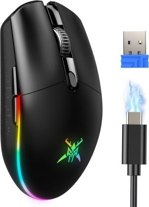 Wireless Gaming Mouse Rechargeable 