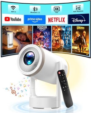 Smart Projector with WiFi & Bluetooth 
