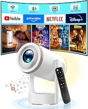 Smart Projector with WiFi & Bluetooth 