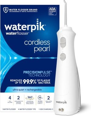 Waterpik Cordless Pearl Portable Water Flosser 