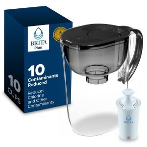 Large 10-Cup Water Filter Pitcher 