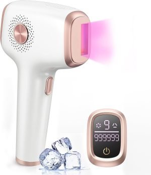 Hair Removal with Ice Cooling