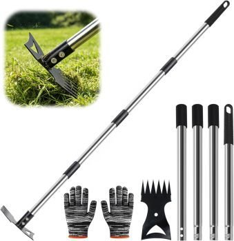 Weed Puller Tool with Long Handle