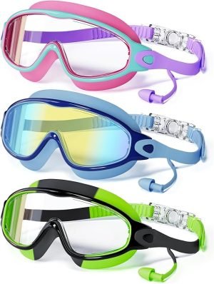 3 Pack Swimming Goggles 