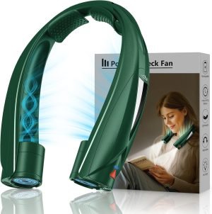 Portable Neck Fan – with LED Book Light