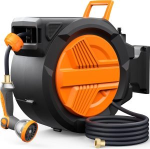 Retractable Garden Hose Reel 100ft