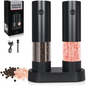 Electric Salt & Pepper Grinder Set of 2