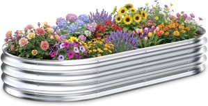 6x3x1ft Metal Heavy Duty Planter Boxes 