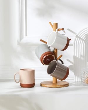 12oz Ceramic Coffee Mugs Set of 4