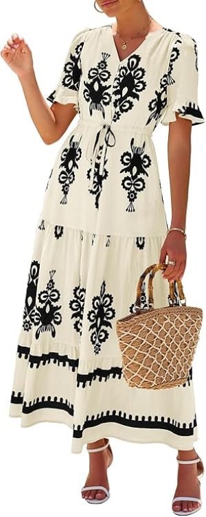 LAZYSMILE Women’s Summer Dress 