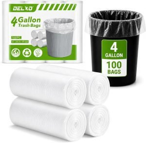 Small Trash Bags 4 Gallon 