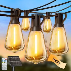 100FT Solar String Lights 