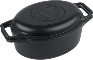 6-Quart Cast Iron Oval Dutch Oven 