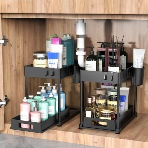 2 Pack Under Sink Organizer