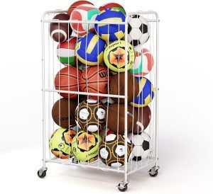 Rolling Ball Organizer with Locking Wheels